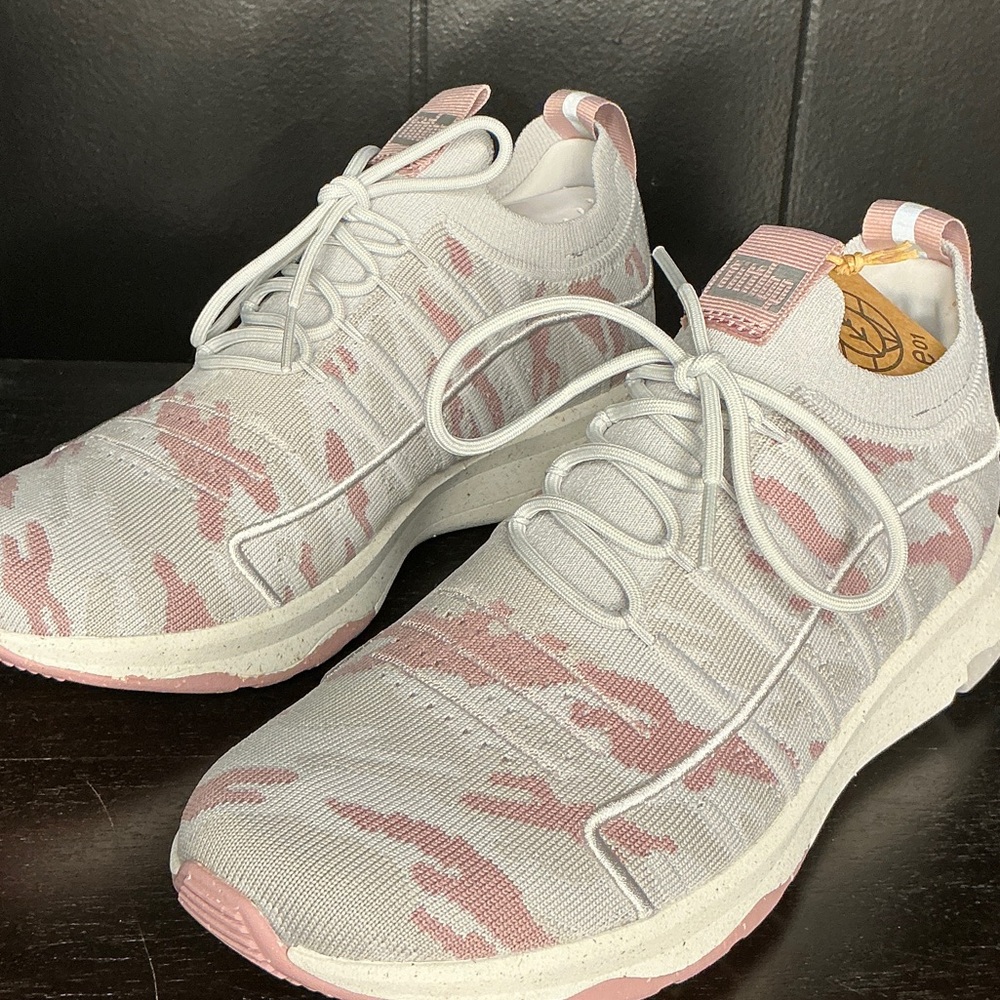 Fitflop Pink and White Women's Sneakers